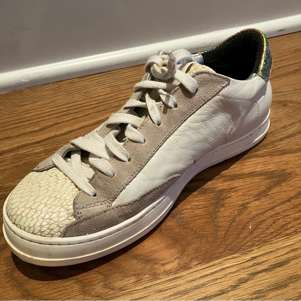 P448 White Leather John Sneaker Snakeskin
& Holographic Details (36) - Picture 3 of 12